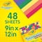 Crayola® 9" x 12" Multicolor Construction Paper Shapes Packs, 3ct.